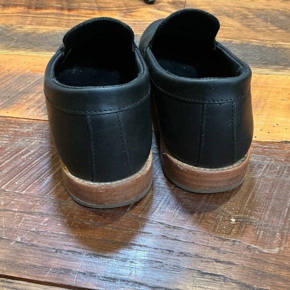 Patina Portland Leather Loafers Handmade in Mexico Black  women size 8 - Picture 8 of 12